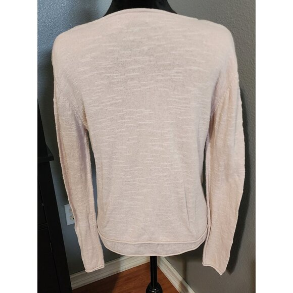 J. Jill Women's Sweater Top Long Sleeve Lightweight Knit Small Tan - Picture 3 of 9